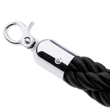 Maxbell Twisted Barrier Rope Queue Nylon for Post Stands Exhibition Crowd 3&2m Black