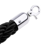 Maxbell Twisted Barrier Rope Queue Nylon for Post Stands Exhibition Crowd 3&2m Black