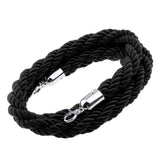 Maxbell Twisted Barrier Rope Queue Nylon for Post Stands Exhibition Crowd 3&2m Black
