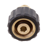 Maxbell Male 1/4 To Female M22x1.5 Socket 14mm Hole Brass Pressure Washer Fitting - Aladdin Shoppers