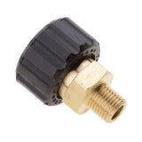 Maxbell Male 1/4 To Female M22x1.5 Socket 14mm Hole Brass Pressure Washer Fitting - Aladdin Shoppers