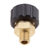 Maxbell Male 1/4 To Female M22x1.5 Socket 14mm Hole Brass Pressure Washer Fitting - Aladdin Shoppers