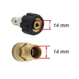 Maxbell 4x Pressure Washer Quick Release Mini M22 Female to 1/4 Male Brass Coupling