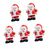 Maxbell 10x Fairy Garden Miniature Craft Micro Landscape Ornament Decor Santa Claus