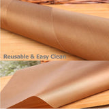 Maxbell 2x Kitchen Greaseproof Oven Bakeware Baking Mat Pad Cooking Paper 60x40cm