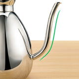 Stainless Steel Oil Can Drizzly Cruet Bottle Dispenser with Drip  0.35L