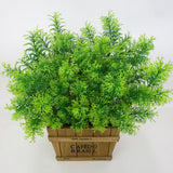 Maxbell 10Pcs 30cm Green Artificial Cedar Tree Home Garden Decoration Conifer Tree