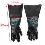 Maxbell 4 Pairs of 60cm Replacement Labour Protection Gloves For Sand Blasting