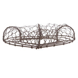 Maxbell 4Pcs 21cm Iron Heart Shape Succulent Pot Metal Hanging Planter Plant Holder