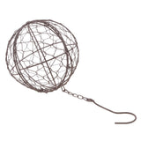 Maxbell 2pcs Retro Iron Moon Shape Succulent Pot Metal Hanging Planter Plant Holder