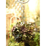 Maxbell 3Pcs 15cm Iron Ball Shape Succulent Pot Metal Hanging Planter Plant Holder