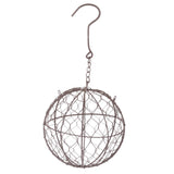 Maxbell 2pcs Retro Iron Moon Shape Succulent Pot Metal Hanging Planter Plant Holder