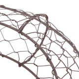 Maxbell 2pcs Retro Iron Moon Shape Succulent Pot Metal Hanging Planter Plant Holder