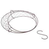 Maxbell 2pcs Retro Iron Moon Shape Succulent Pot Metal Hanging Planter Plant Holder