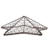 Maxbell 4Pcs 27cm Iron Star Shape Succulent Pot Metal Hanging Planter Plant Holder