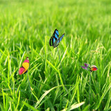 Maxbell 100Pcs Garden Yard Planter Butterfly Stakes Dragonfly Decoration Butterfly
