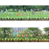Maxbell 100Pcs Garden Yard Planter Butterfly Stakes Dragonfly Decoration Butterfly