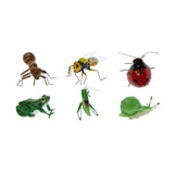 100 Pieces Realistic Bee Insect Pot Hangers Fridge Magnet Home Garden Decor