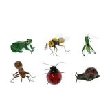 100 Pieces Realistic Bee Insect Pot Hangers Fridge Magnet Home Garden Decor