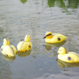 Maxbell 5Pcs Baby Duckings Floating Decoy Ducks Mallard Plastic Ornament Pond