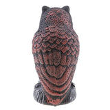 Maxbell 3Pcs Owl Falcon Decoy Statue Yard Garden Crow Scarecrow Outdoor Deterrent