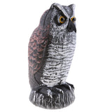 Maxbell 2pcs Fake Owl Outdoor Pest Bird Squirrels Pest Repellent for Keep Birds Away