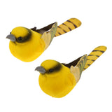 Maxbell 20 Pcs Artificial Realistic Decor Fake Bird Simulation Home Ornament Birds