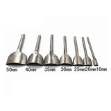 Maxbell 4pcs Round Quarter Leather Craft Strap Belt Walllet End Cutter Punch Tool
