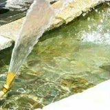 Maxbell 2Pcs Brass Fan Shape Fountain Nozzle Spring Sprinkler Spray Head Pond Garden