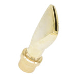 Maxbell 2Pcs Brass Fan Shape Fountain Nozzle Spring Sprinkler Spray Head Pond Garden