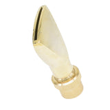 Maxbell 2Pcs Brass Fan Shape Fountain Nozzle Spring Sprinkler Spray Head Pond Garden