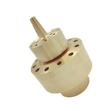 Maxbell 3Pcs Brass 2-Layer Column Fountain Nozzle Set Sprinkler Sprink Spray Pond