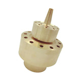Maxbell 3Pcs Brass 2-Layer Column Fountain Nozzle Set Sprinkler Sprink Spray Pond