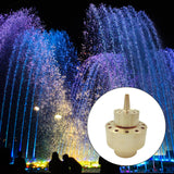 Maxbell 3Pcs Brass 2-Layer Column Fountain Nozzle Set Sprinkler Sprink Spray Pond