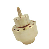 Maxbell 3Pcs Brass 2-Layer Column Fountain Nozzle Set Sprinkler Sprink Spray Pond