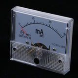 2xDC Ammeter Analog Panel Amp Meter Current Gauge Pointer Type 0-30mA 0-50mA