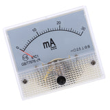2xDC Ammeter Analog Panel Amp Meter Current Gauge Pointer Type 0-30mA 0-50mA