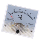 2xDC Ammeter Analog Panel Amp Meter Current Gauge Pointer Type 0-30mA 0-50mA