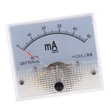 2xDC Ammeter Analog Panel Amp Meter Current Gauge Pointer Type 0-30mA 0-50mA