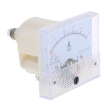2Pcs DC Ammeter Analog Panel Amp Meter Current Gauge Pointer Type 0-10A 0-5A
