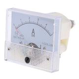 2Pcs DC Ammeter Analog Panel Amp Meter Current Gauge Pointer Type 0-10A 0-5A