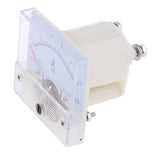 2Pcs DC Ammeter Analog Panel Amp Meter Current Gauge Pointer Type 0-10A 0-5A