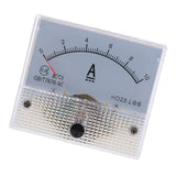 2Pcs DC Ammeter Analog Panel Amp Meter Current Gauge Pointer Type 0-10A 0-5A