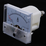 2Pcs DC Ammeter Analog Panel Amp Meter Current Gauge Pointer Type 0-10A 0-5A