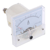 2Pcs DC Ammeter Analog Panel Amp Meter Current Gauge Pointer Type 0-10A 0-5A