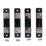 4x 75mV Shunt Resistor for DC Current Meter Amp Analog Panel Ammeter 10A 20A