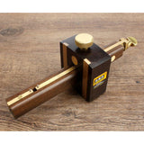 Maxbell 2Pcs Wood Marking Gauge Wood Scribe Mortise With Brass Screw Measuring Tool