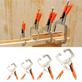 Maxbell 2pcs 6in 14in C Clamp Vise Grip Locking Regular Tip Multi Pincers Tongs