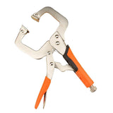 Maxbell C Clamp Vise Grip Locking Regular Tip Multi Pincers Tongs Forceps 6/11 Inch