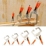 Maxbell 2pcs 6in 14in C Clamp Vise Grip Locking Regular Tip Multi Pincers Tongs